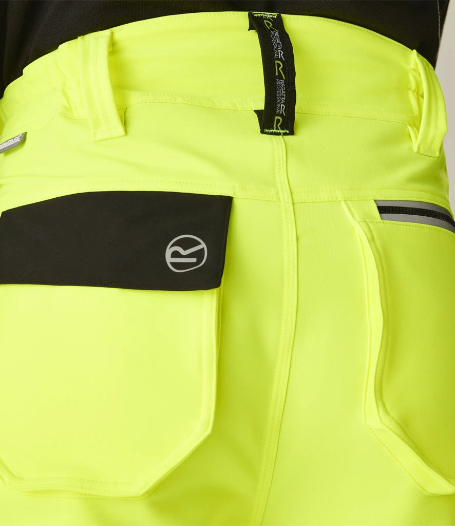 Regatta High Visibility RG537 Infiltrate Stretch Holster Trousers