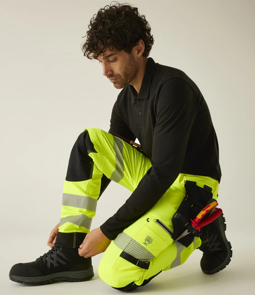 Regatta High Visibility RG537 Infiltrate Stretch Holster Trousers