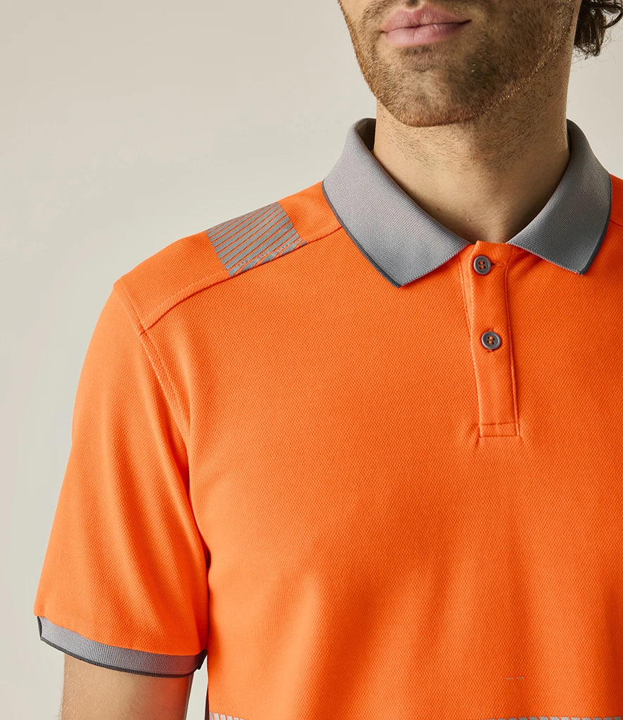 Regatta Hi-Vis RG546 Pro Comfort Polo Shirt