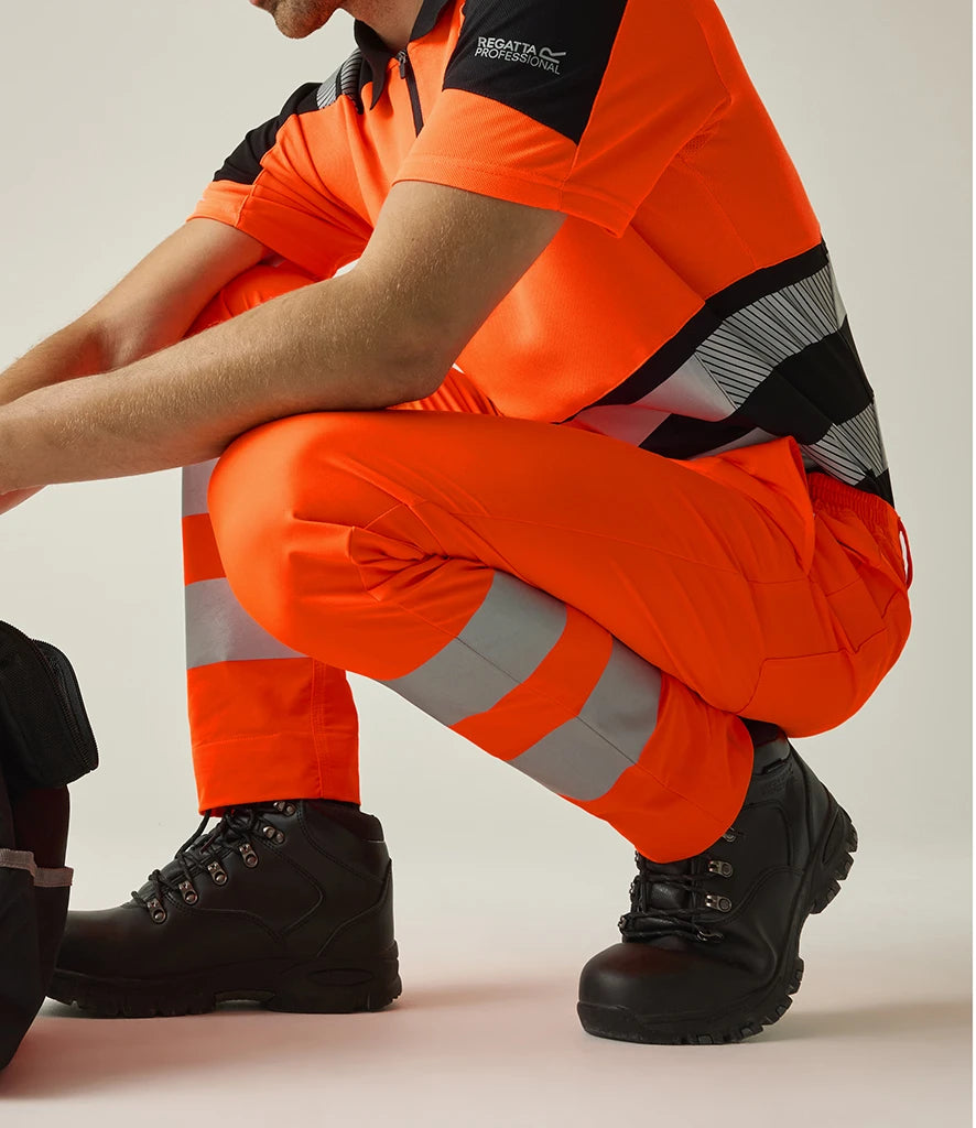 Regatta High Visibility RG547 Pro Contract Stretch Action Trousers