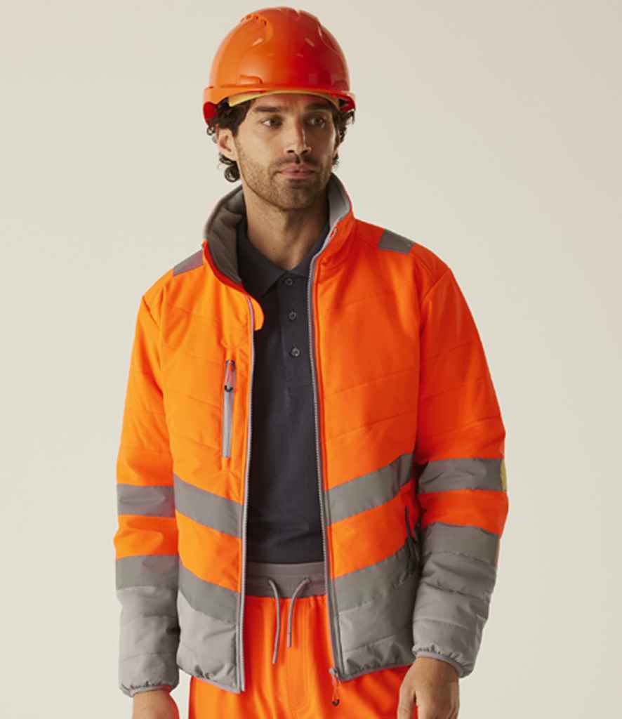 Regatta High Visibility Two Tone Thermal Baffle Jacket