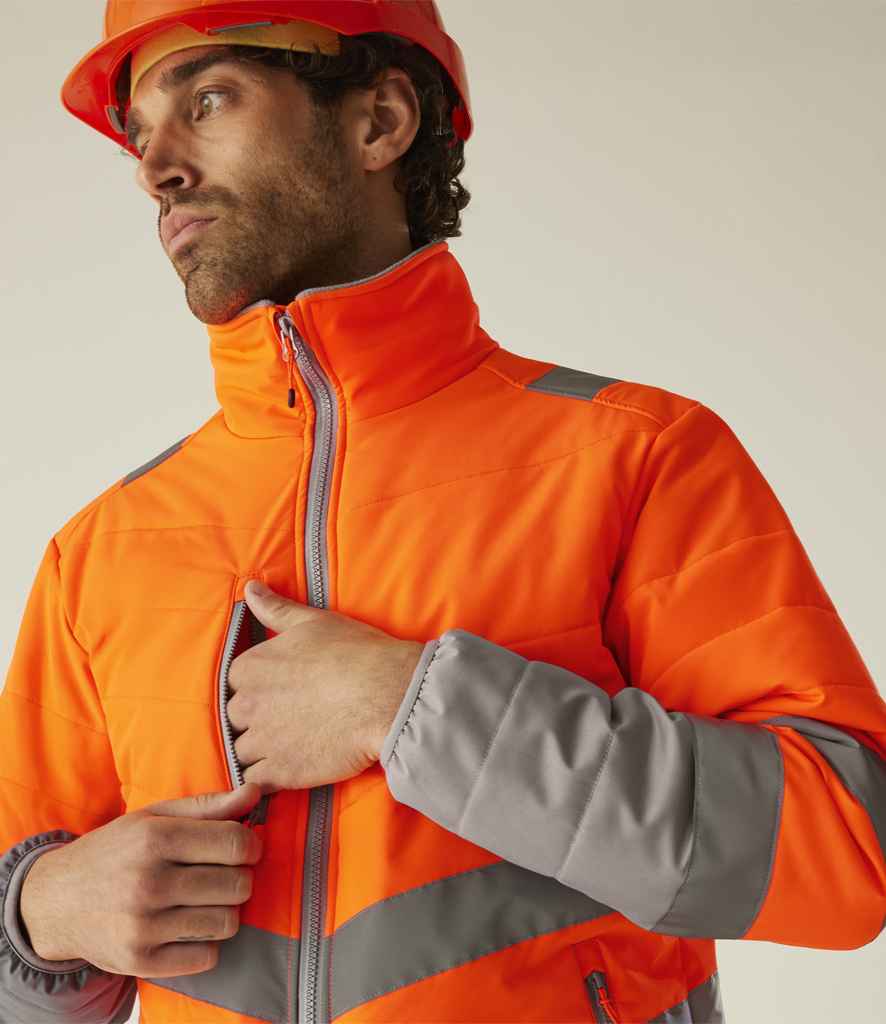 Regatta High Visibility Two Tone Thermal Baffle Jacket