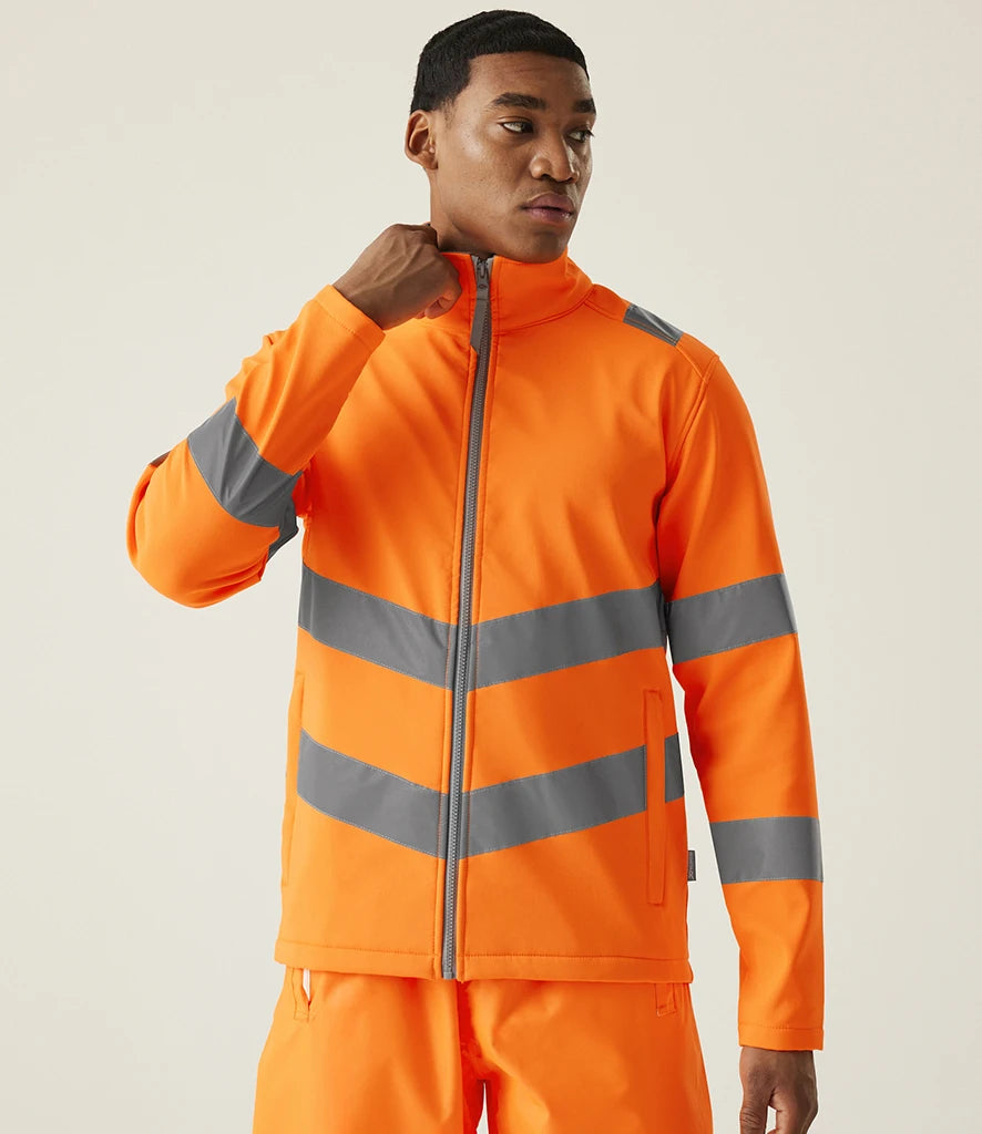 Regatta Hi-Vis RG557 Soft Shell Jacket
