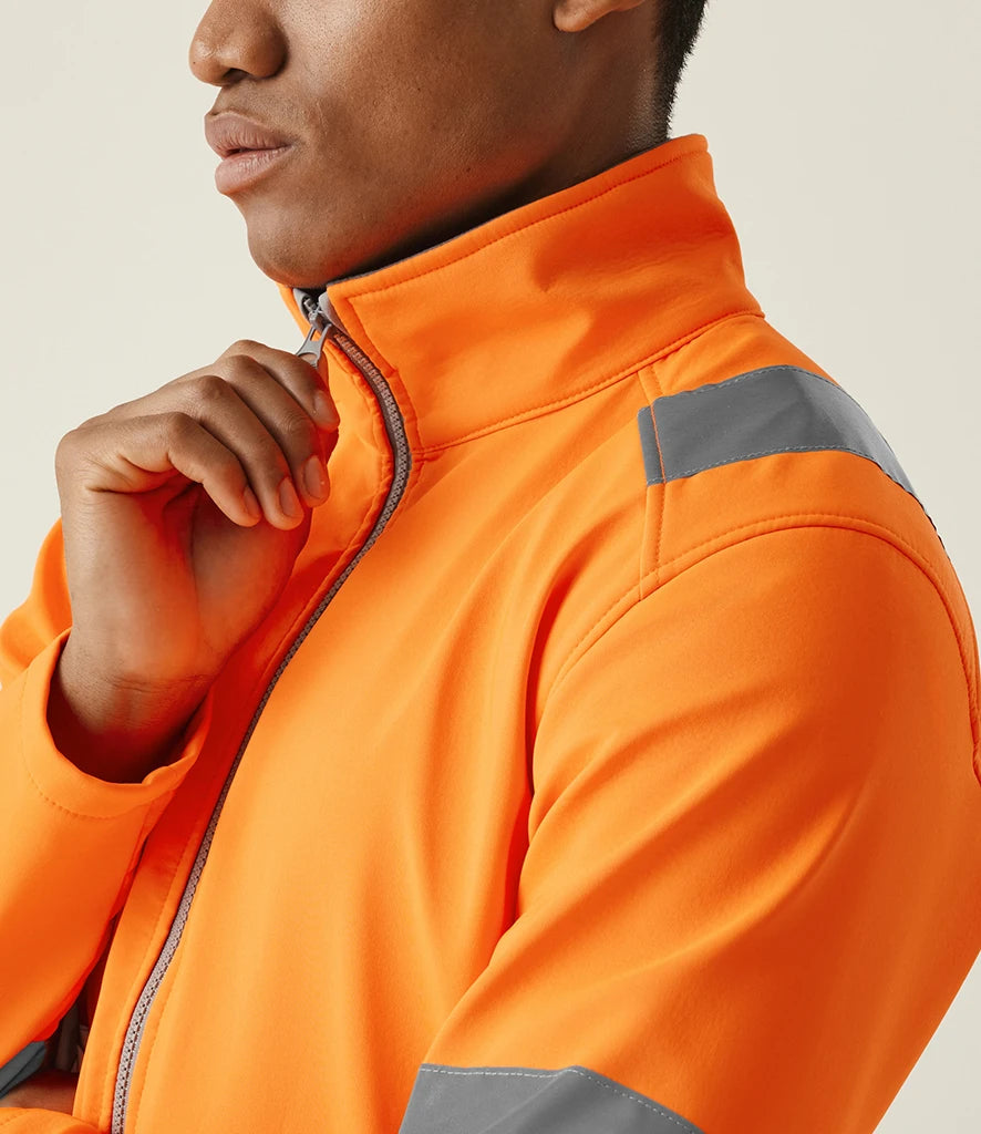 Regatta Hi-Vis RG557 Soft Shell Jacket