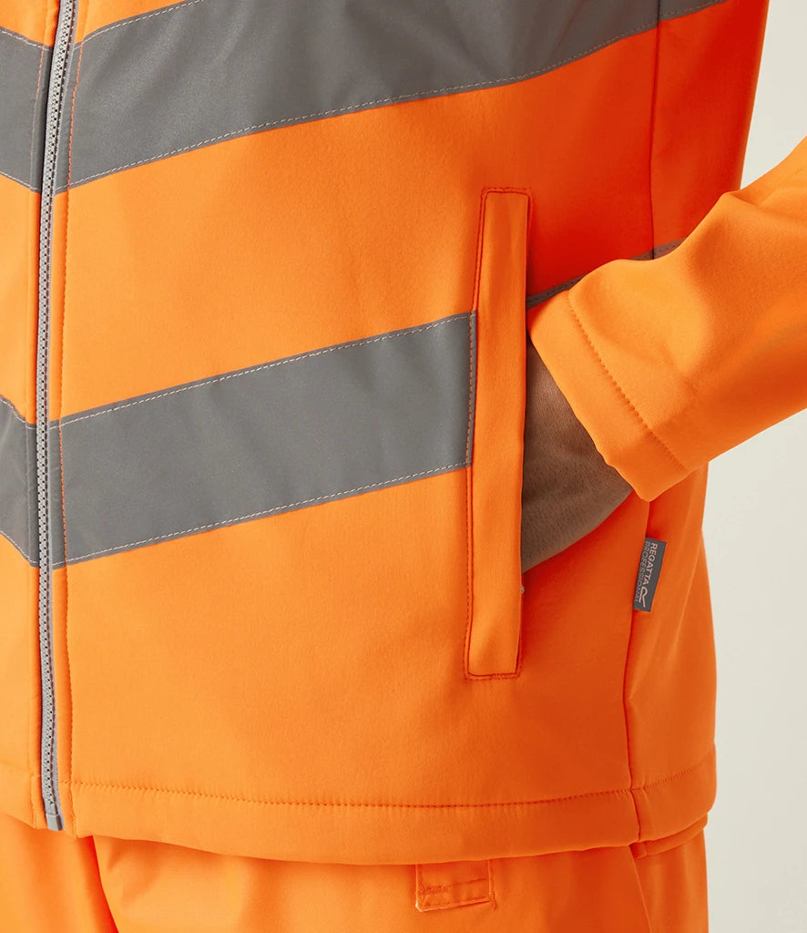 Regatta Hi-Vis RG557 Soft Shell Jacket