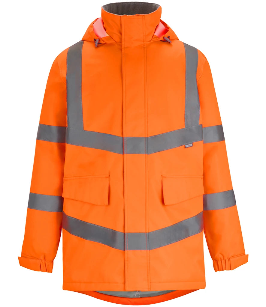 Regatta High Visibility Pro Contract Dover Parka Waterproof