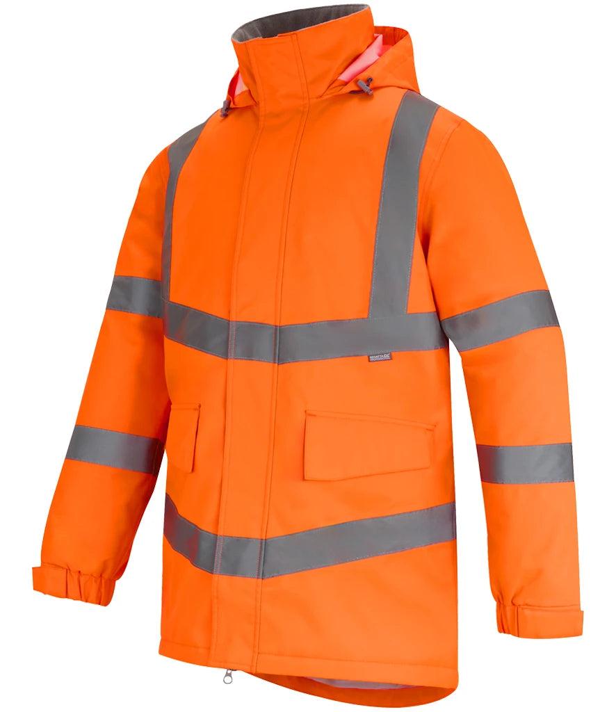Regatta High Visibility Pro Contract Dover Parka Waterproof