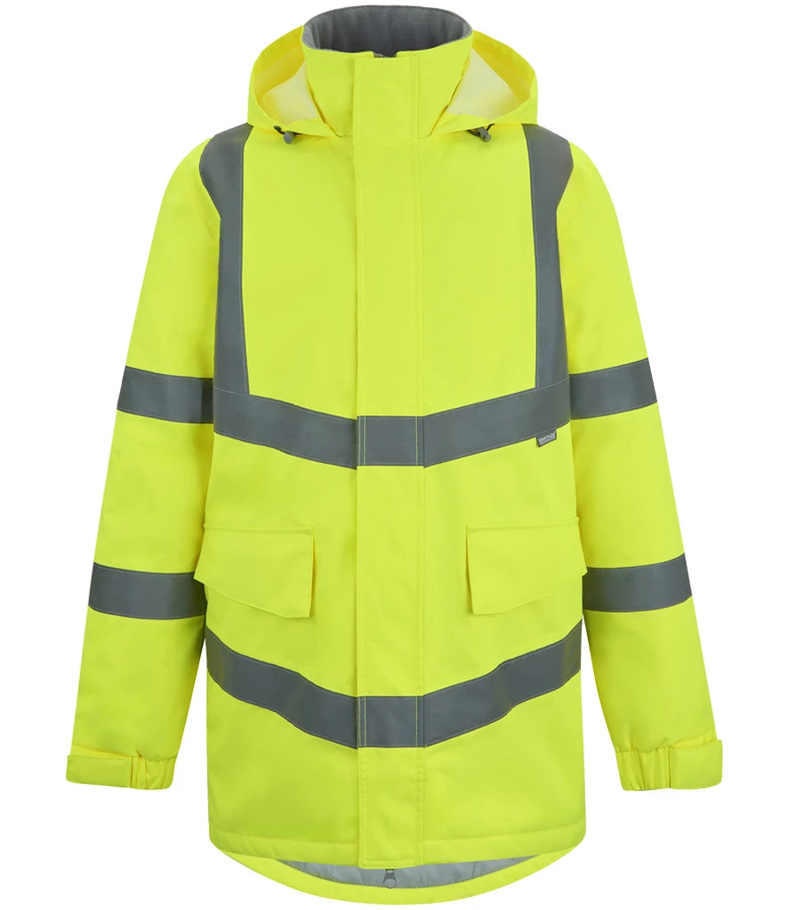 Regatta High Visibility Pro Contract Dover Parka Waterproof