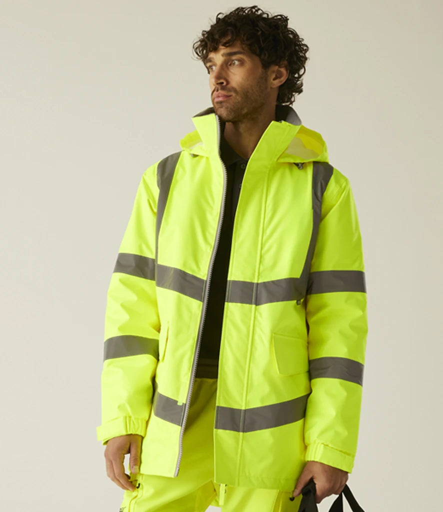 Regatta High Visibility Pro Contract Dover Parka Waterproof