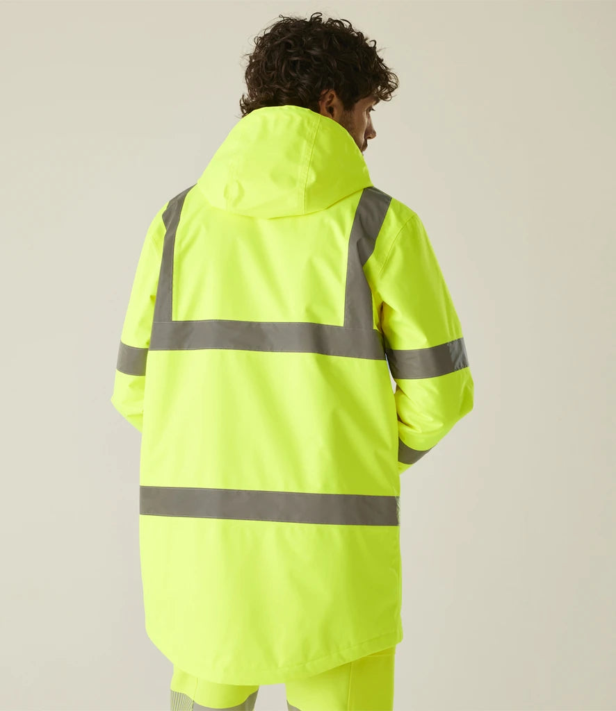 Regatta High Visibility Pro Contract Dover Parka Waterproof