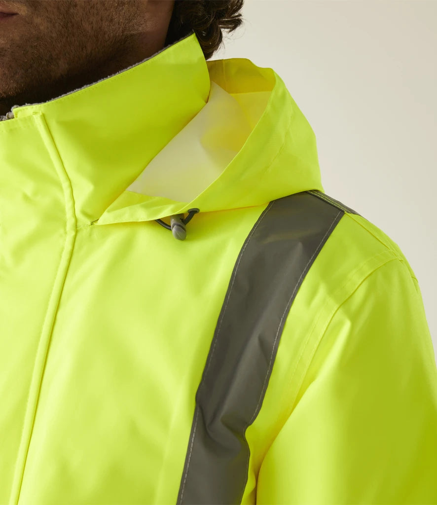 Regatta High Visibility Pro Contract Dover Parka Waterproof