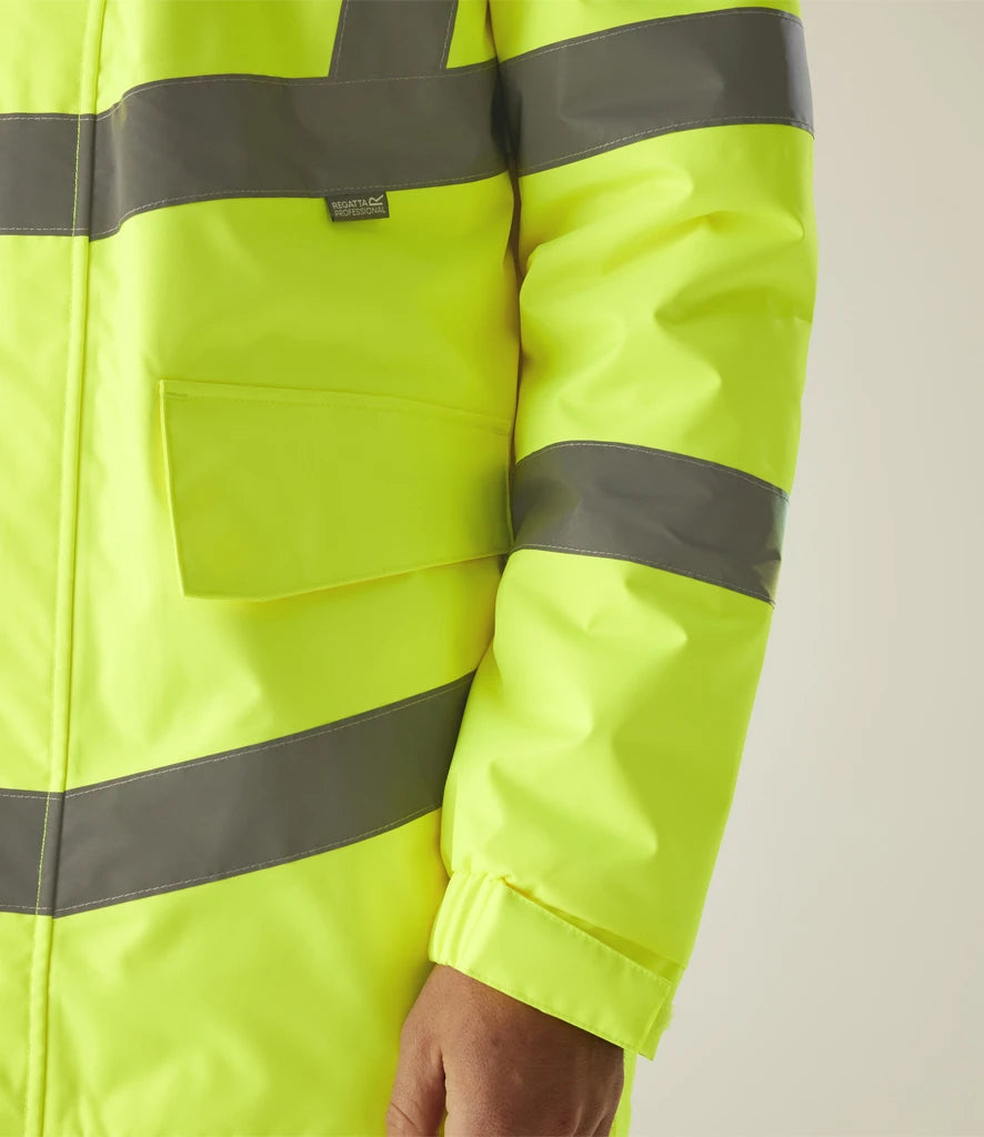 Regatta High Visibility Pro Contract Dover Parka Waterproof