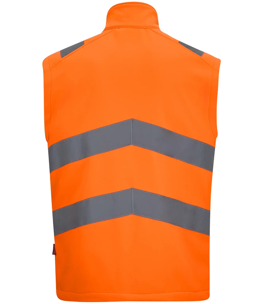 Regatta High Visibility TRB201 Pro Contract Ablaze Soft Shell Bodywarmer