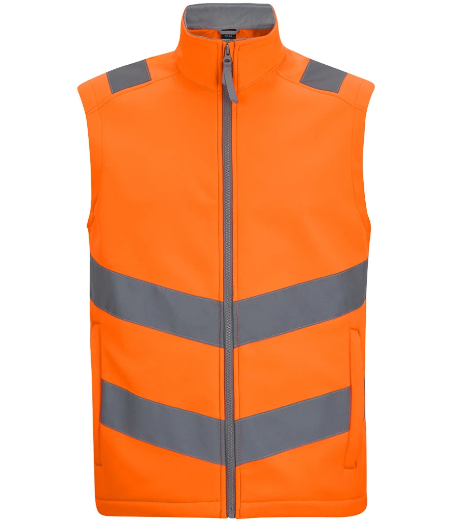 Regatta High Visibility TRB201 Pro Contract Ablaze Soft Shell Bodywarmer