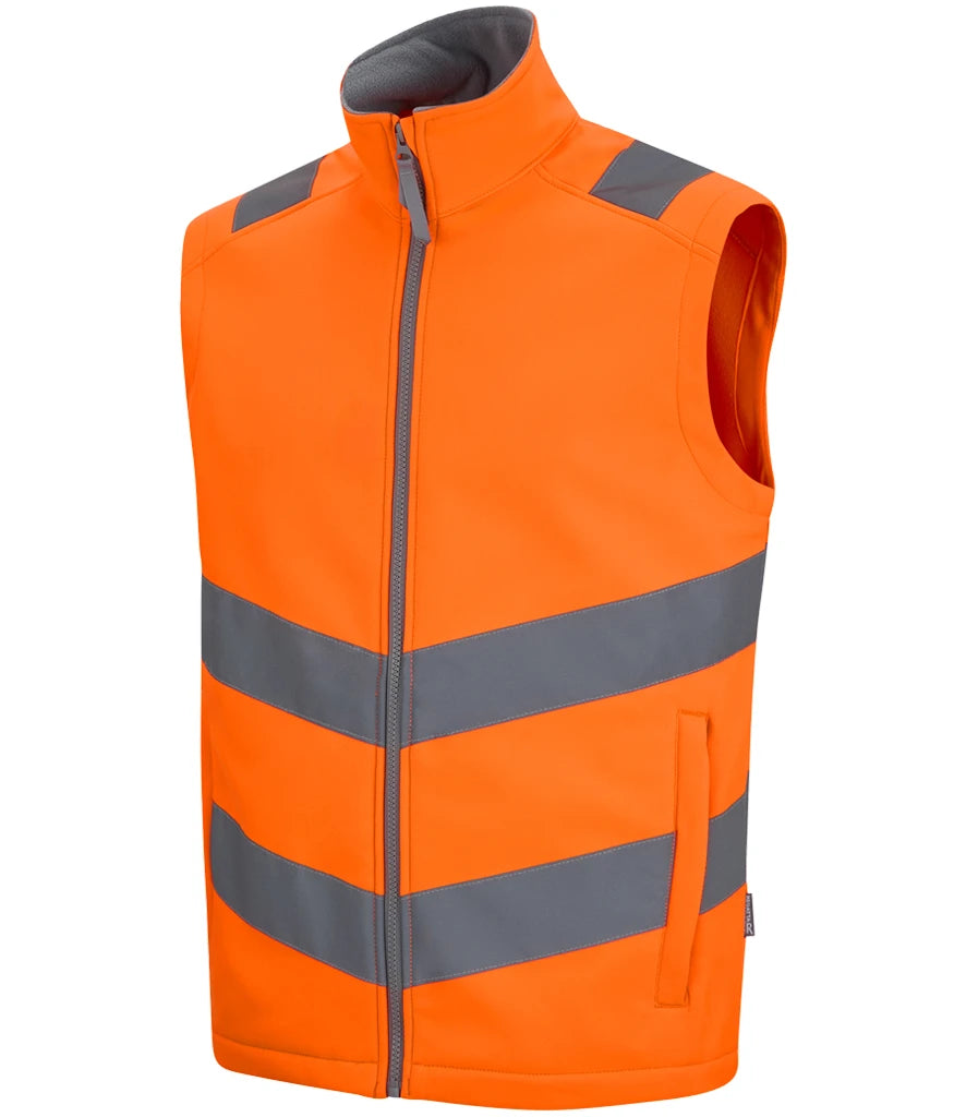 Regatta High Visibility TRB201 Pro Contract Ablaze Soft Shell Bodywarmer