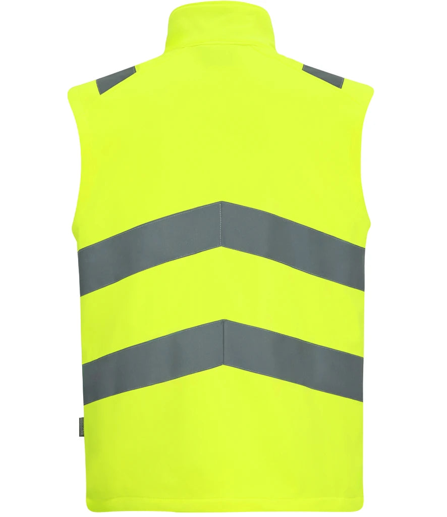 Regatta High Visibility TRB201 Pro Contract Ablaze Soft Shell Bodywarmer