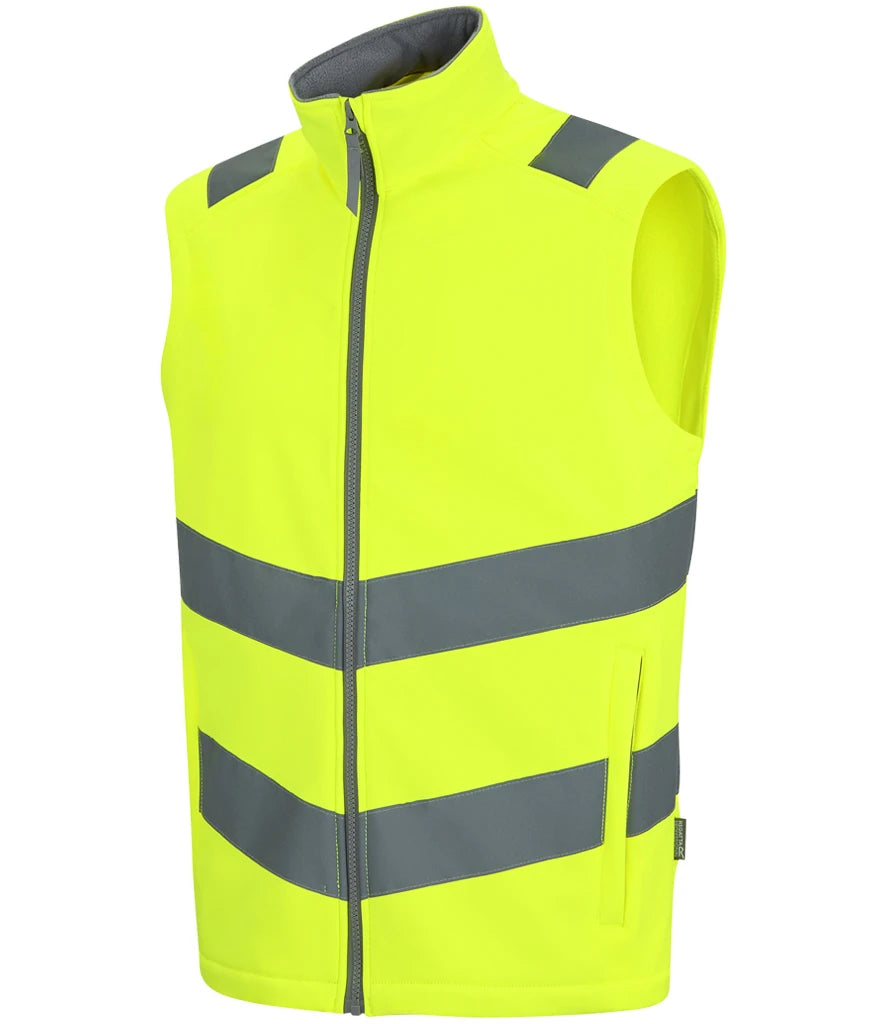 Regatta High Visibility TRB201 Pro Contract Ablaze Soft Shell Bodywarmer