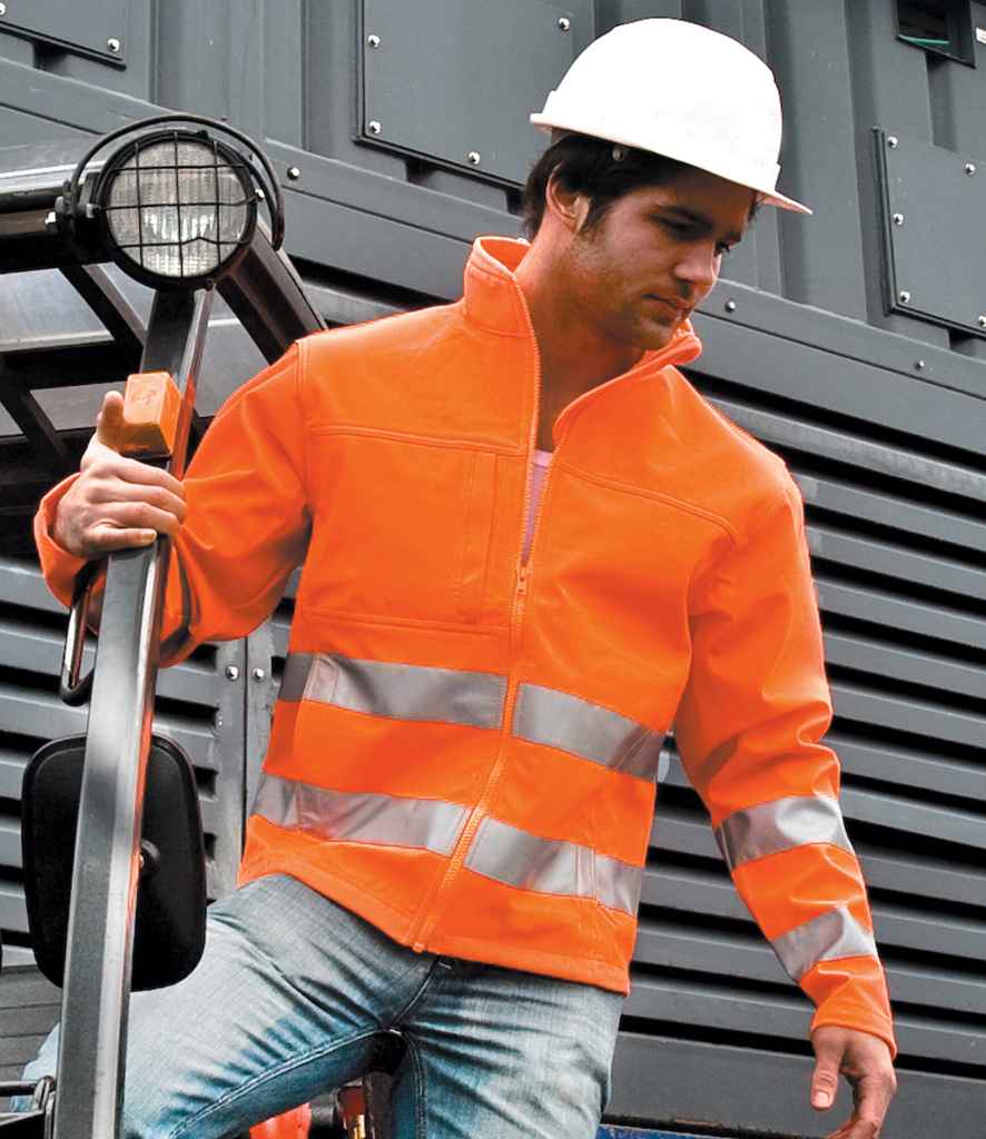 Result Safe-Guard Hi-Vis RS117 Soft Shell Jacket