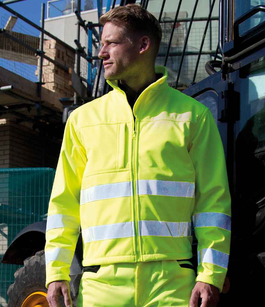 Result Safe-Guard Hi-Vis RS117 Soft Shell Jacket