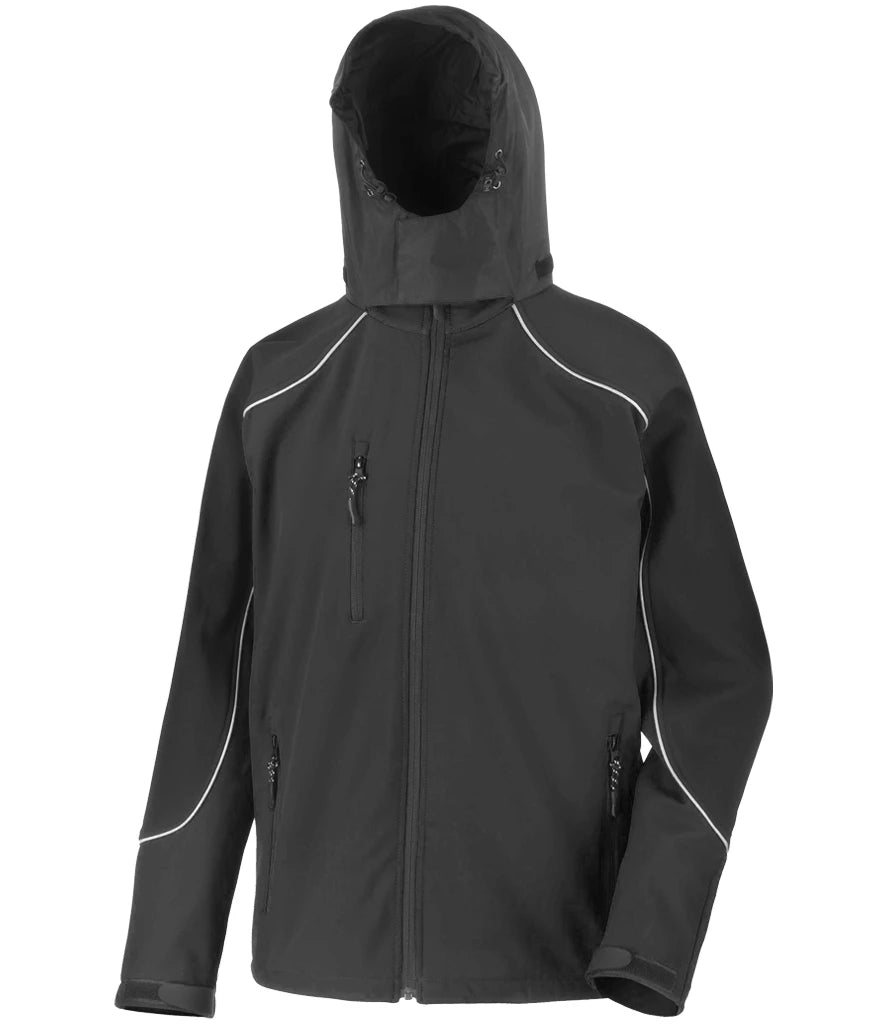 Result Work-Guard R118X Hooded Soft Shell Jacket