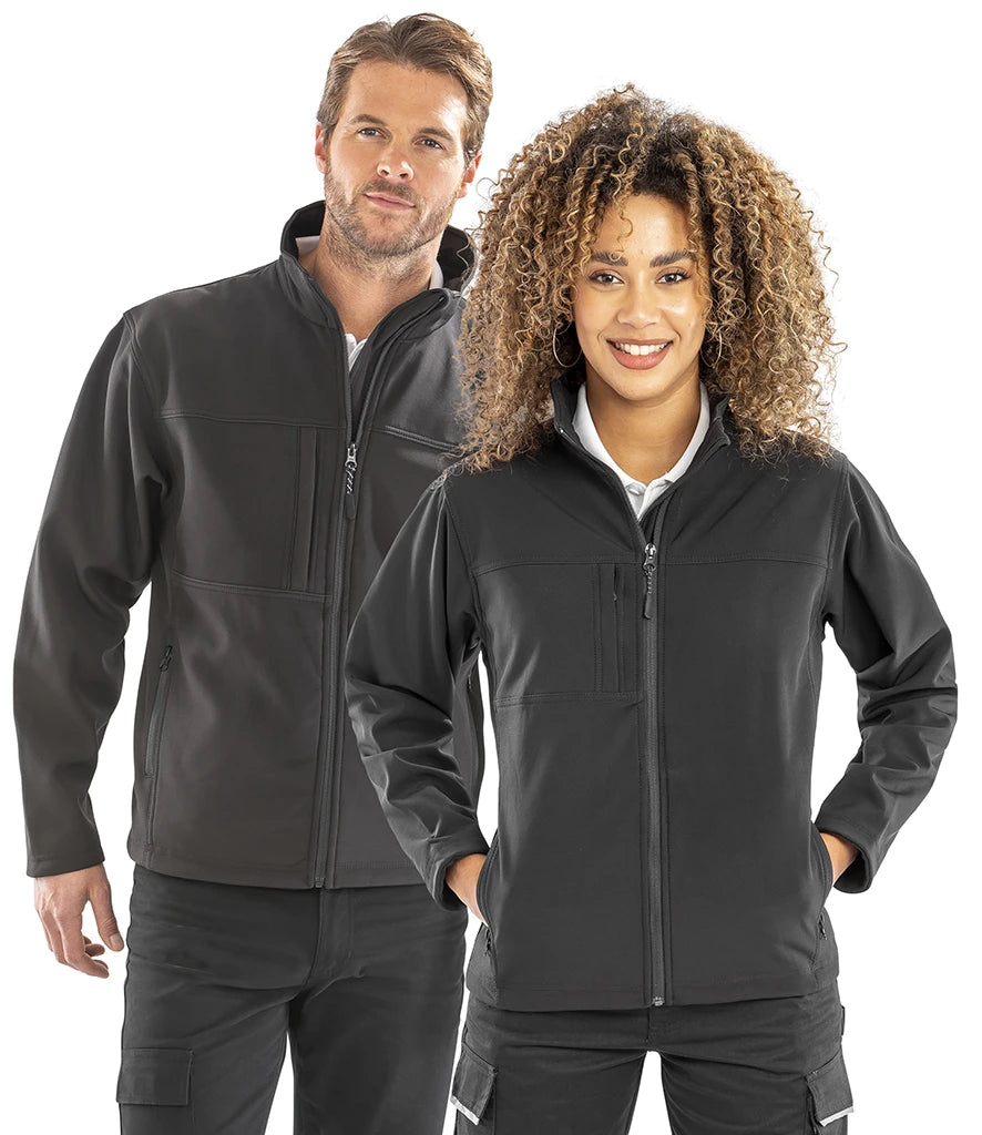 Result Recycled RS121M Classic Three Layer Soft Shell Jacket