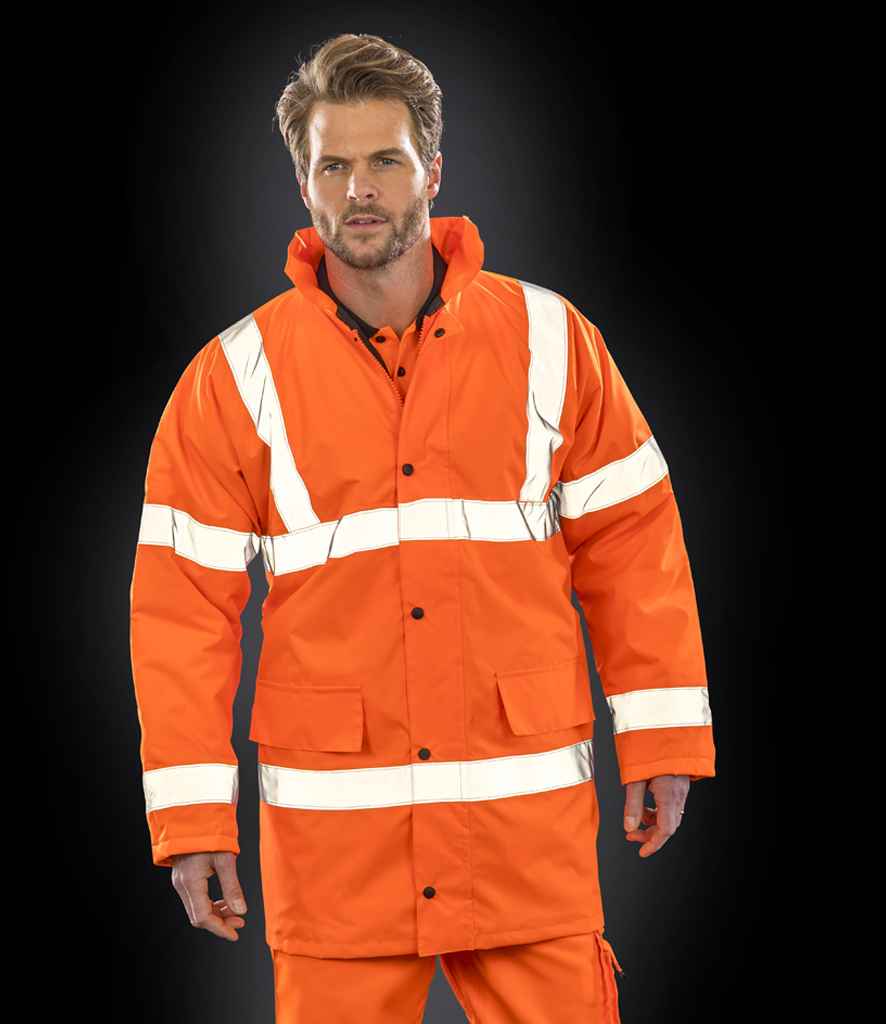 Result Core Hi-Vis RS218 Motorway Coat
