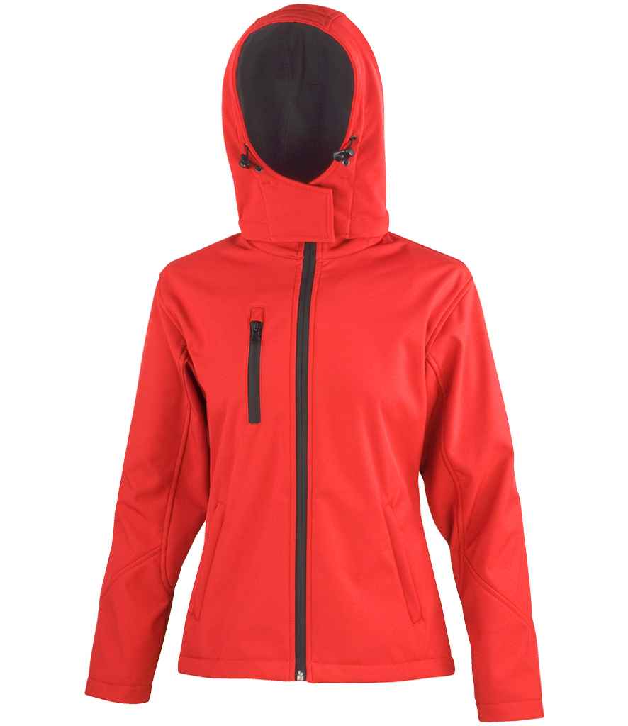Result Recycled R230F Ladies Hooded Soft Shell Jacket