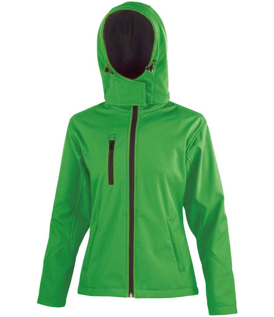 Result Recycled R230F Ladies Hooded Soft Shell Jacket