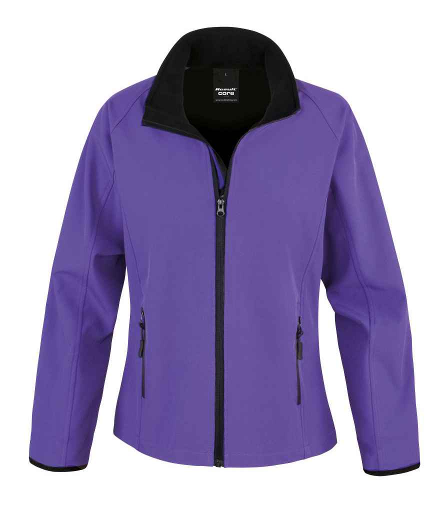 Result Recycled RS231F Ladies Printable Soft Shell Jacket