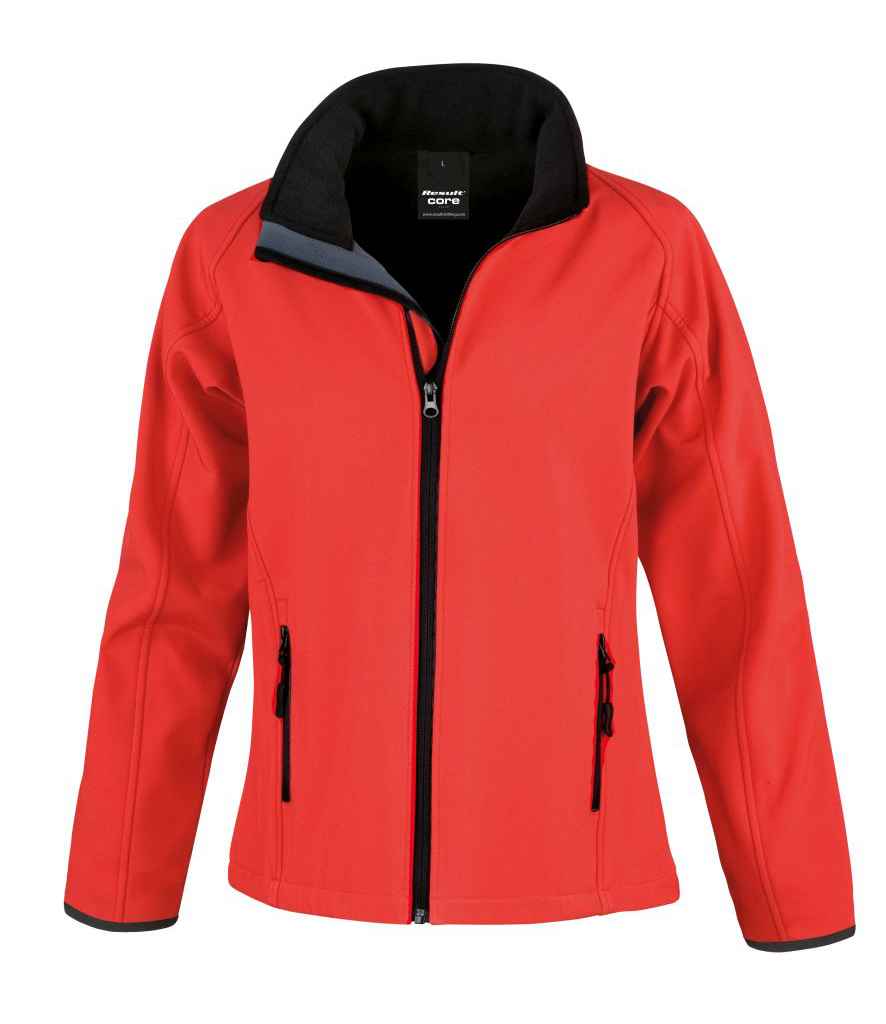 Result Recycled RS231F Ladies Printable Soft Shell Jacket