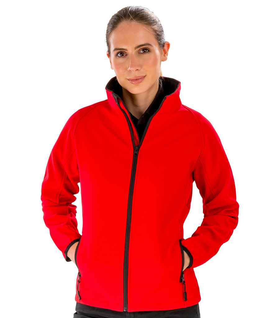Result Recycled RS231F Ladies Printable Soft Shell Jacket
