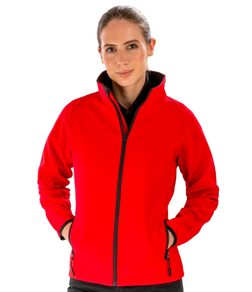 Result Recycled RS231F Ladies Printable Soft Shell Jacket