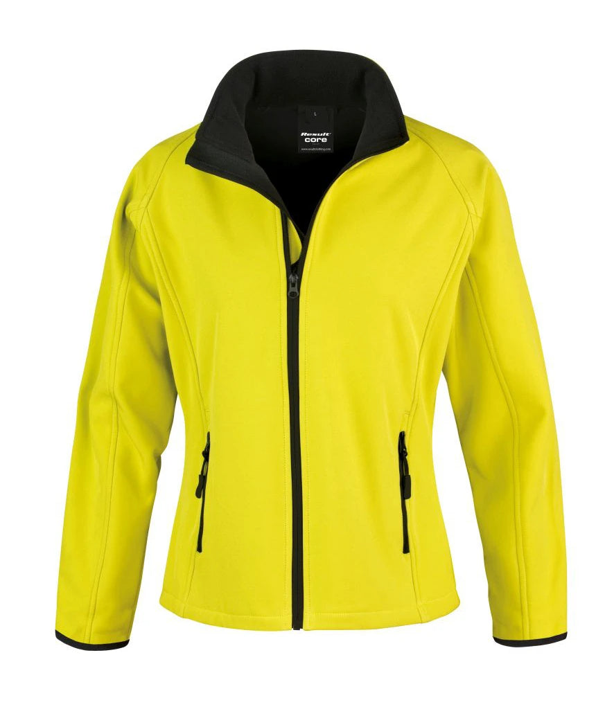 Result Recycled RS231F Ladies Printable Soft Shell Jacket