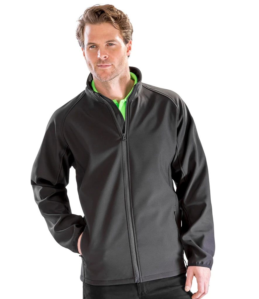 Result Recycled RS231M Printable Soft Shell Jacket