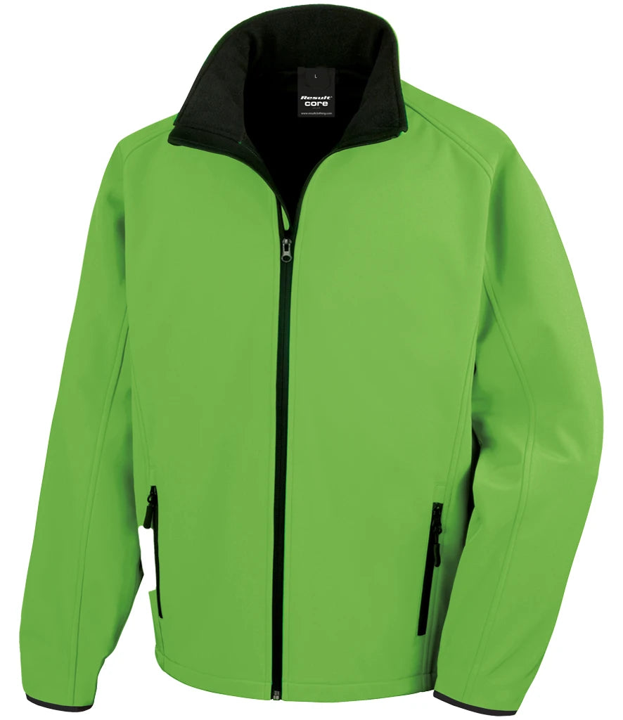 Result Recycled RS231M Printable Soft Shell Jacket