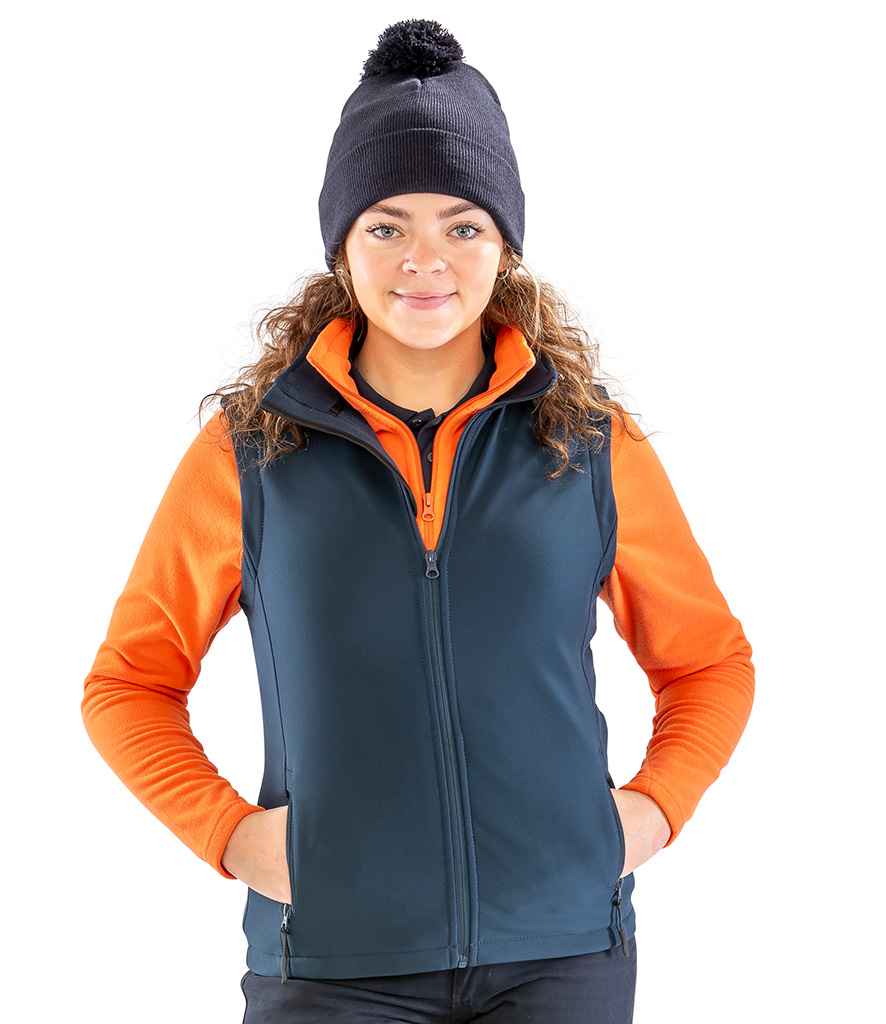 Result Recycled R232F Ladies Printable Soft Shell Bodywarmer