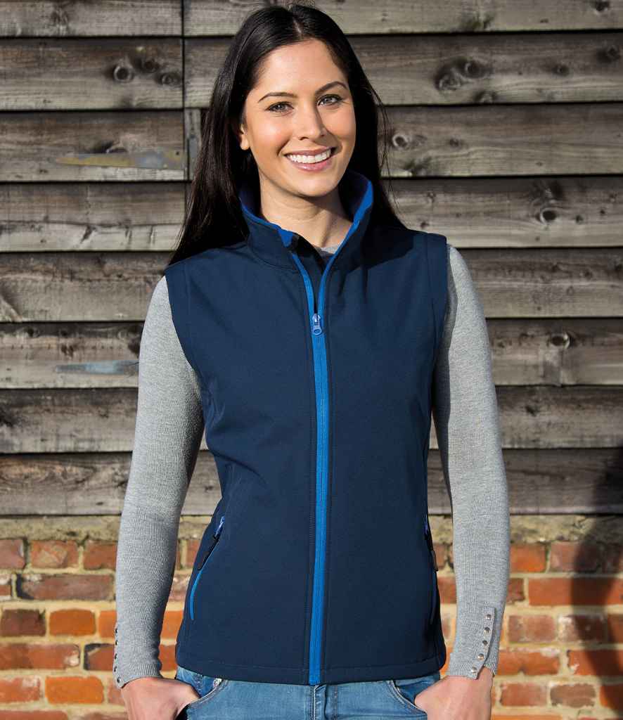 Result Recycled R232F Ladies Printable Soft Shell Bodywarmer