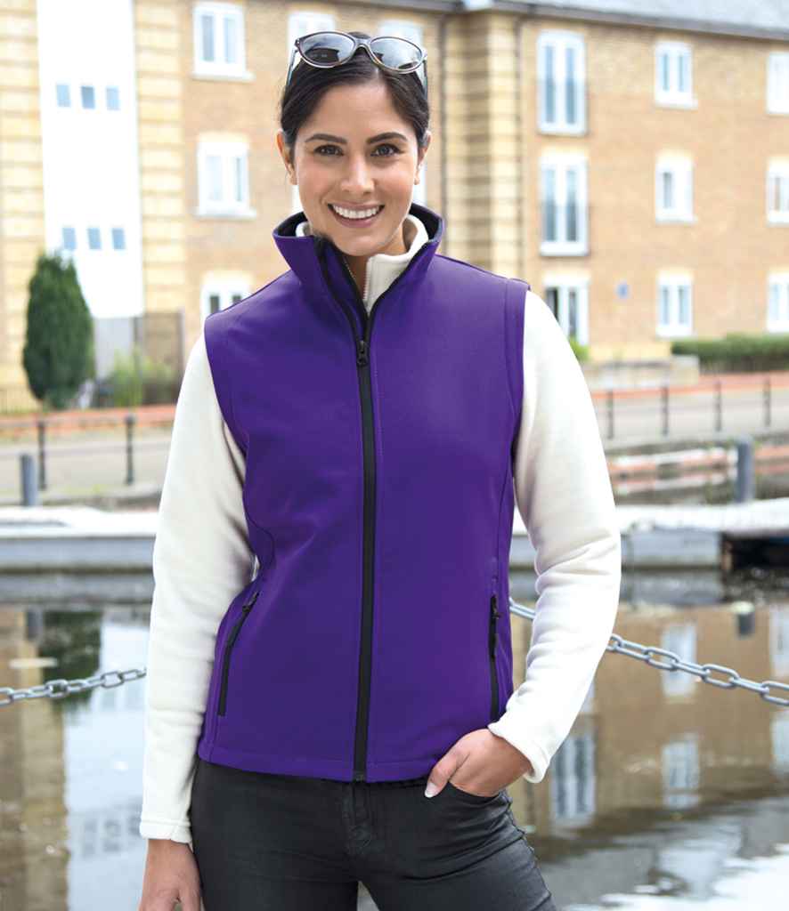 Result Recycled R232F Ladies Printable Soft Shell Bodywarmer