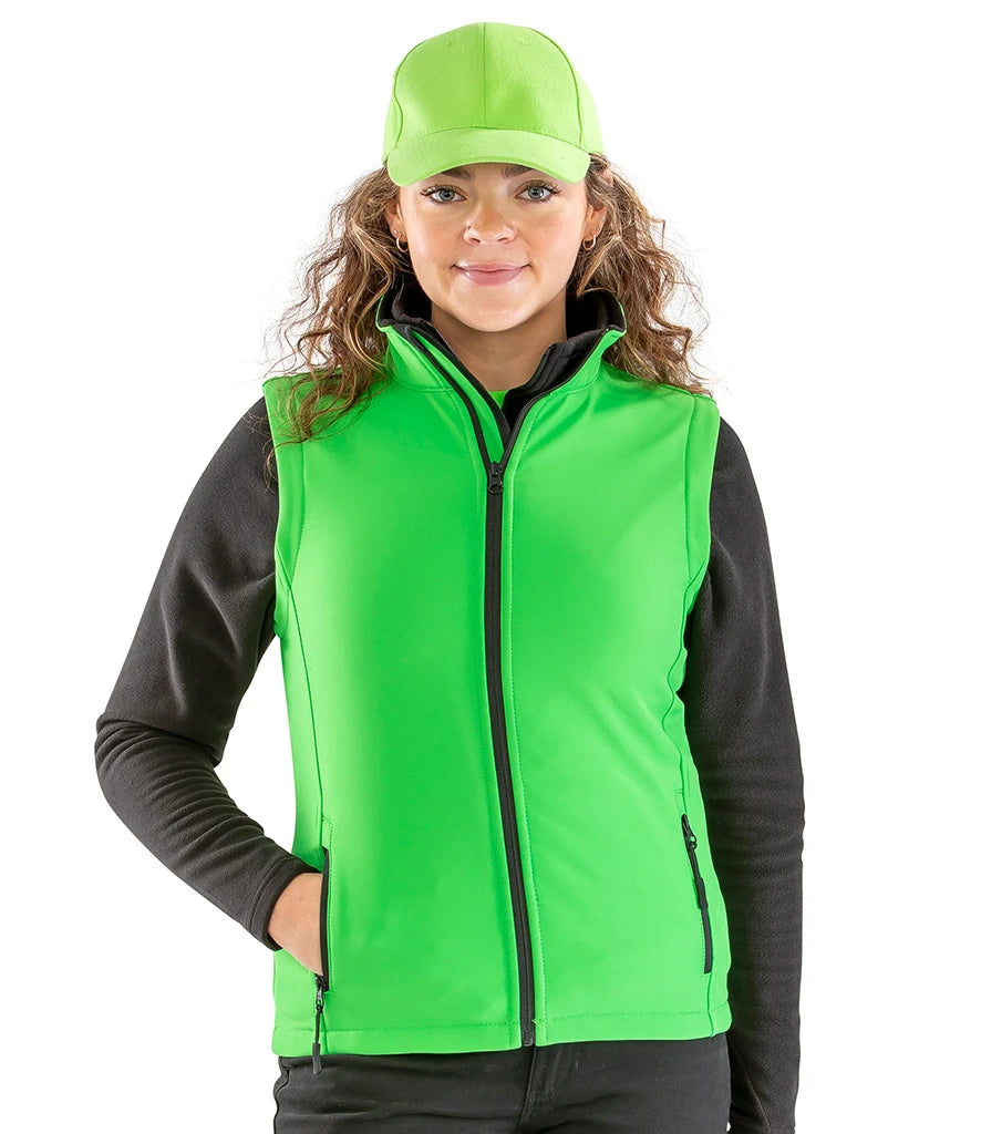Result Recycled R232F Ladies Printable Soft Shell Bodywarmer