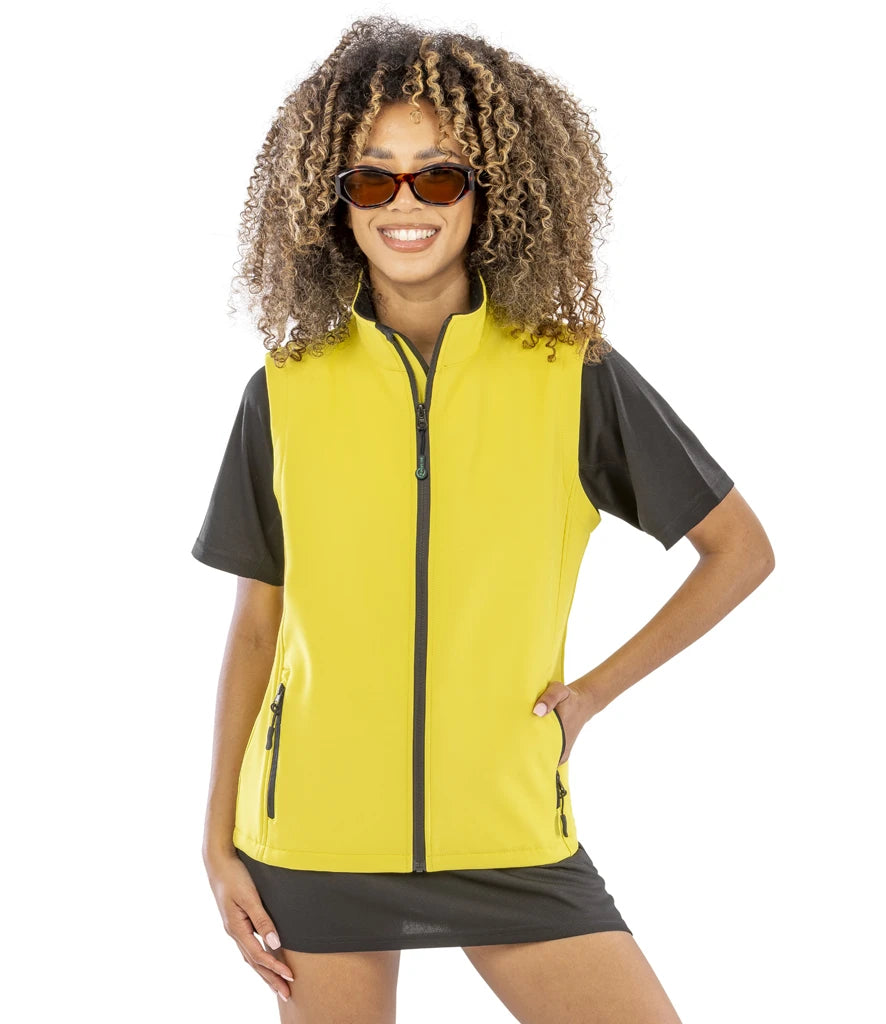 Result Recycled R232F Ladies Printable Soft Shell Bodywarmer