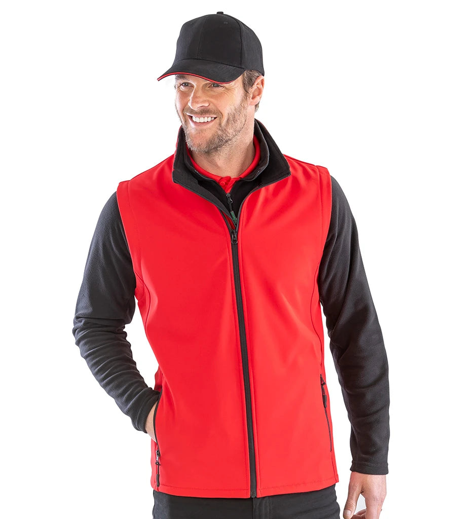 Result Recycled R232M Printable Soft Shell Bodywarmer