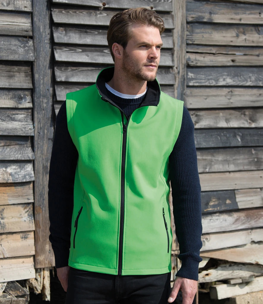 Result Recycled R232M Printable Soft Shell Bodywarmer