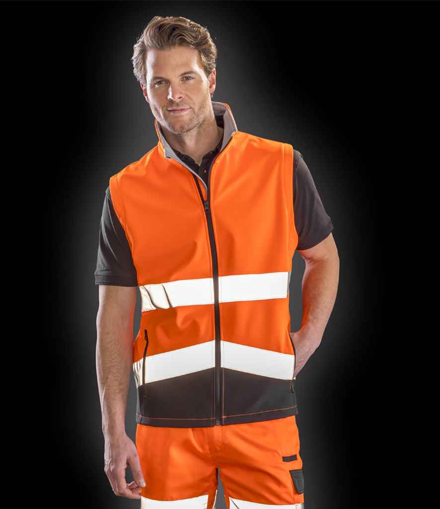 Result Safe-Guard Hi-Vis RS451 Soft Shell Gilet
