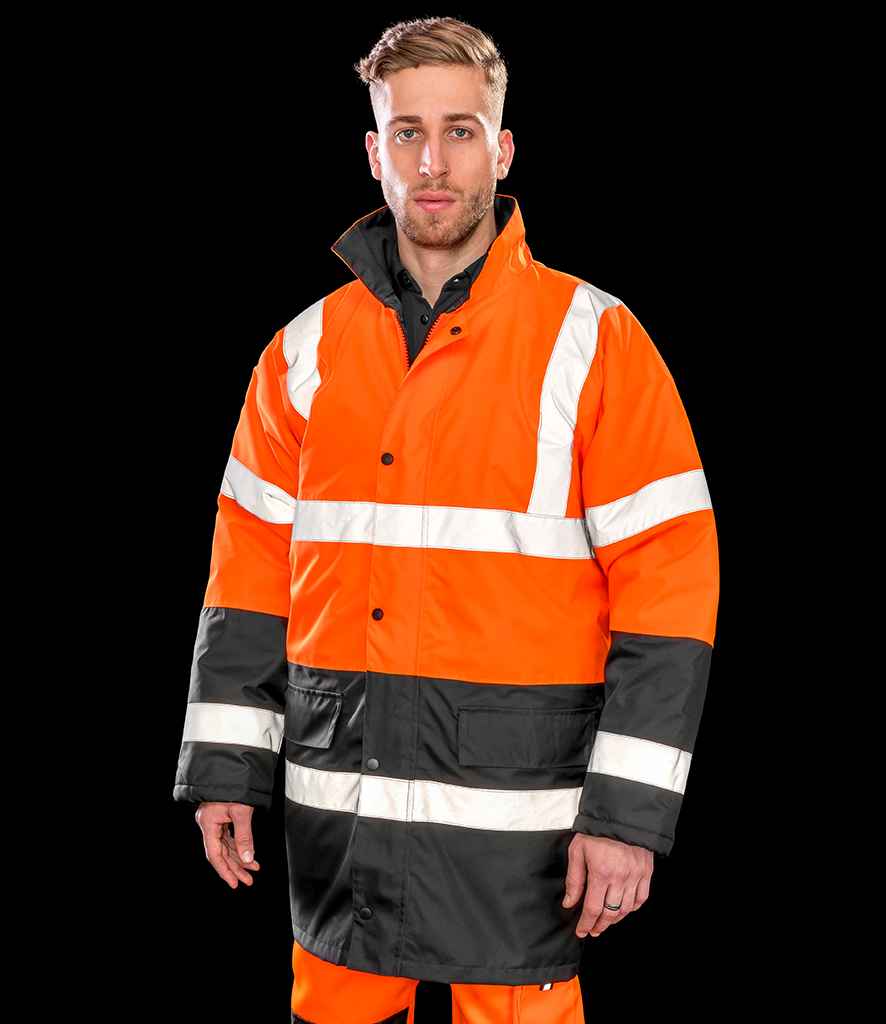 Result Core Motorway Two Tone RS452 Safety Jacket