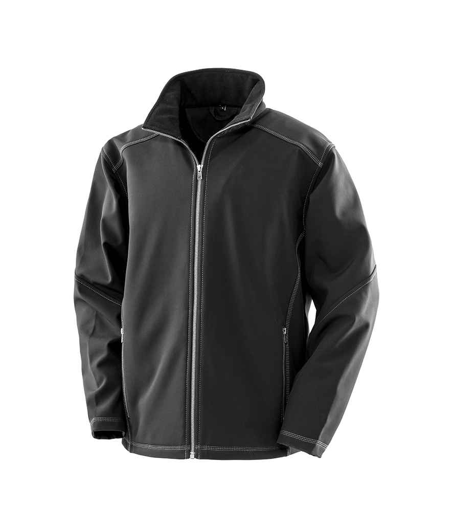 Result Work-Guard RS455M Men's Treble Stitch Soft Shell Jacket