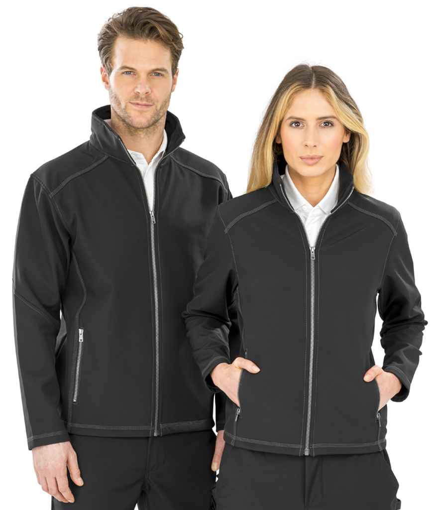 Result Work-Guard RS455M Men's Treble Stitch Soft Shell Jacket