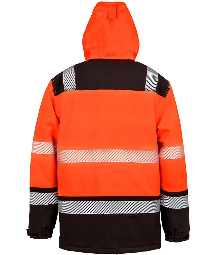 Result Safe-Guard Hi-Vis RS475 Printable Soft Shell Jacket