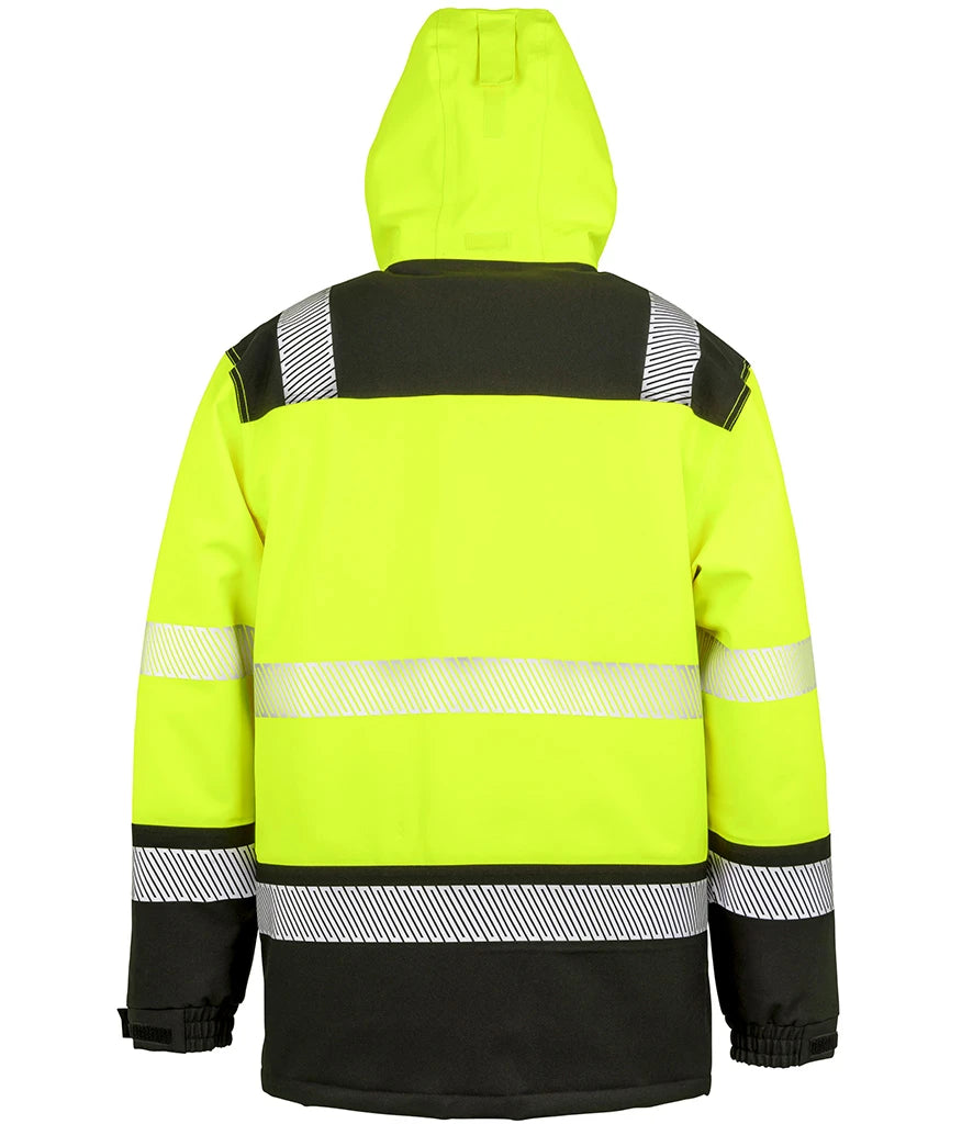 Result Safe-Guard Hi-Vis RS475 Printable Soft Shell Jacket