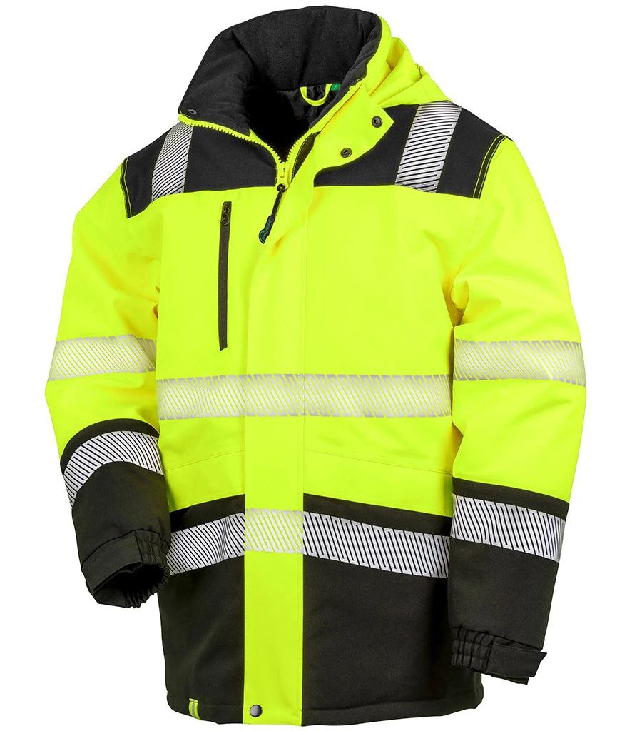 Result Safe-Guard Hi-Vis RS475 Printable Soft Shell Jacket