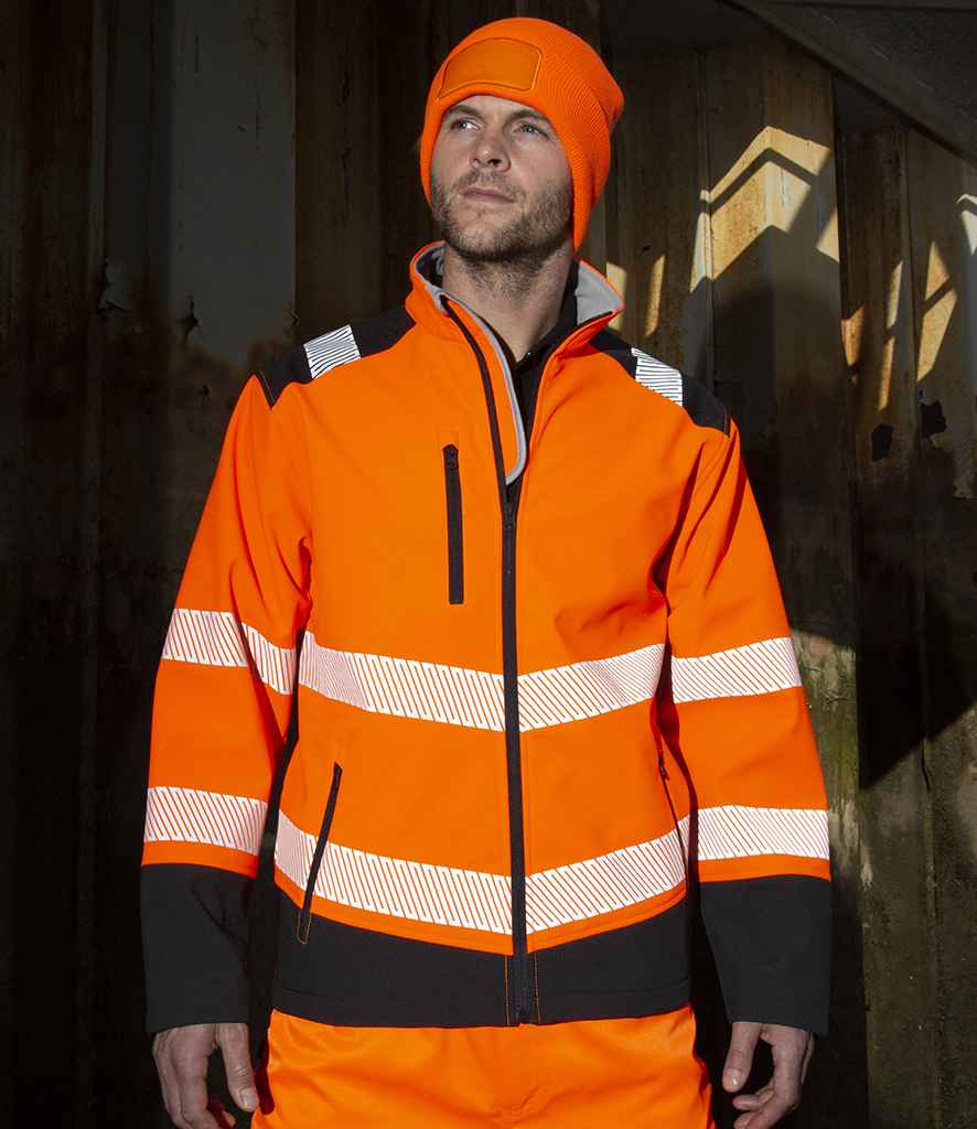 Result Safe-Guard Hi-Vis RS476 Soft Shell Jacket